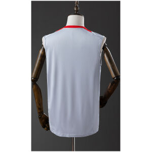 Mens Internacional White Training Kit Singlet Kits Jersey 2025/26 front view on display