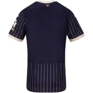 Mens Brentford Away Jersey 2026/27 dark navy shirt back view with bee collar emblem