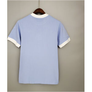 Mens Manchester City Retro Home Jersey 1971/72 back view detail