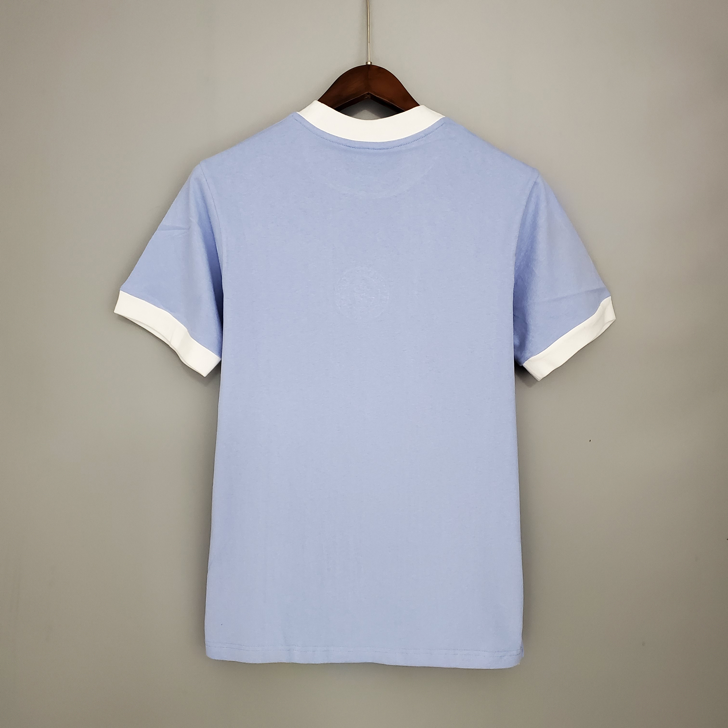 Mens Manchester City Retro Home Jersey 1971/72 Mens Manchester City Retro Home Jersey 1971/72 back view detail