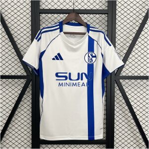 Mens Schalke 04 Away Jersey 2025/26 Mens Schalke 04 Away Jersey 2025/26 front view on display