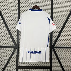 Mens Real Zaragoza Home Jersey 2024/25 back view detail