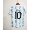 Mens Argentina America Cup Championship Edition Blue And White Retro Jersey 2021 back view detail