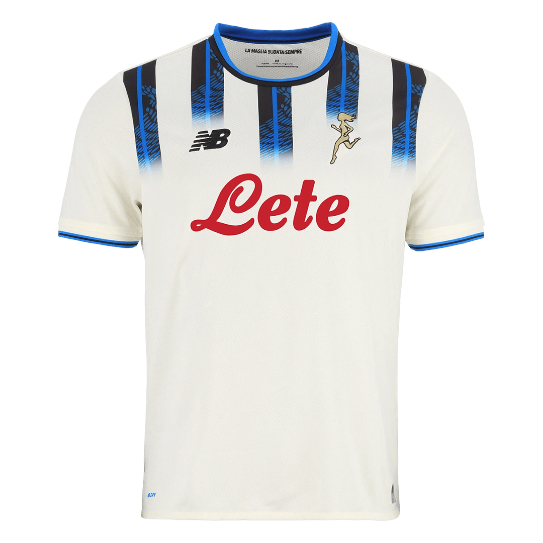Mens Atalanta BC Third Jersey 2025/26 Mens Atalanta BC Third Jersey 2025/26 front view in cream with gold crest