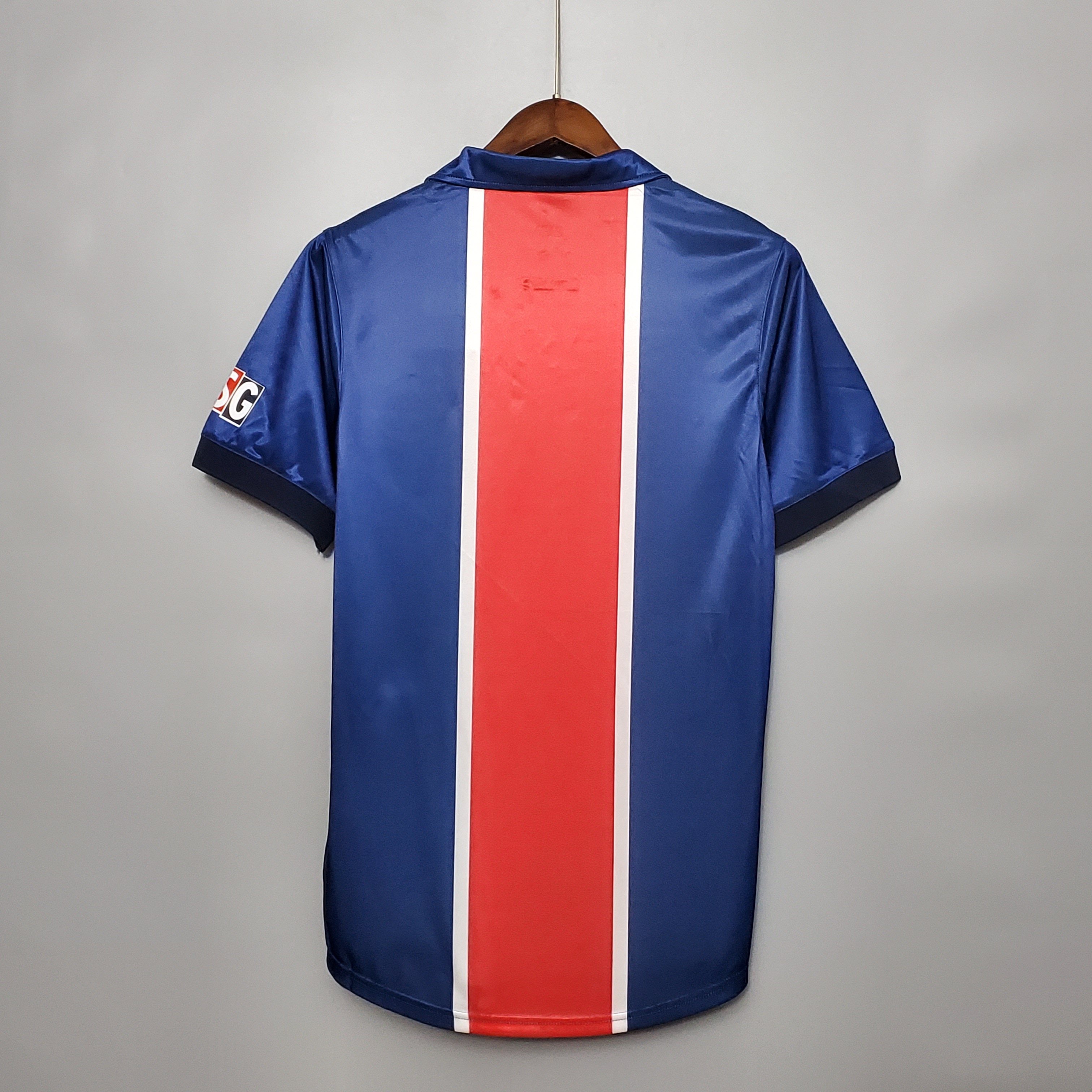 Mens PSG Retro Home Jersey 1998/99 Mens PSG Retro Home Jersey 1998/99 back view detail