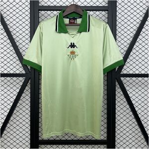 Mens Real Betis Retro Away Jersey 1999/00 front view on display