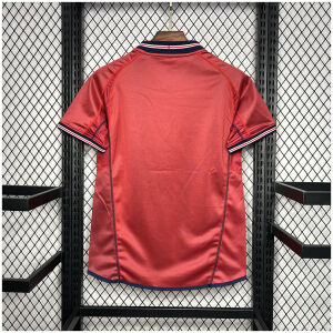 Mens World Cup England Retro Away Jersey 2002 back view detail