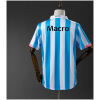 Mens Racing Club de Avellaneda Retro Home Jersey 2007/08 rear view showing matching team styling