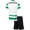Kids Sporting CP Home Kit 2025/26 Kids Sporting CP Home Kit 2025/26 rear view of shirt and shorts