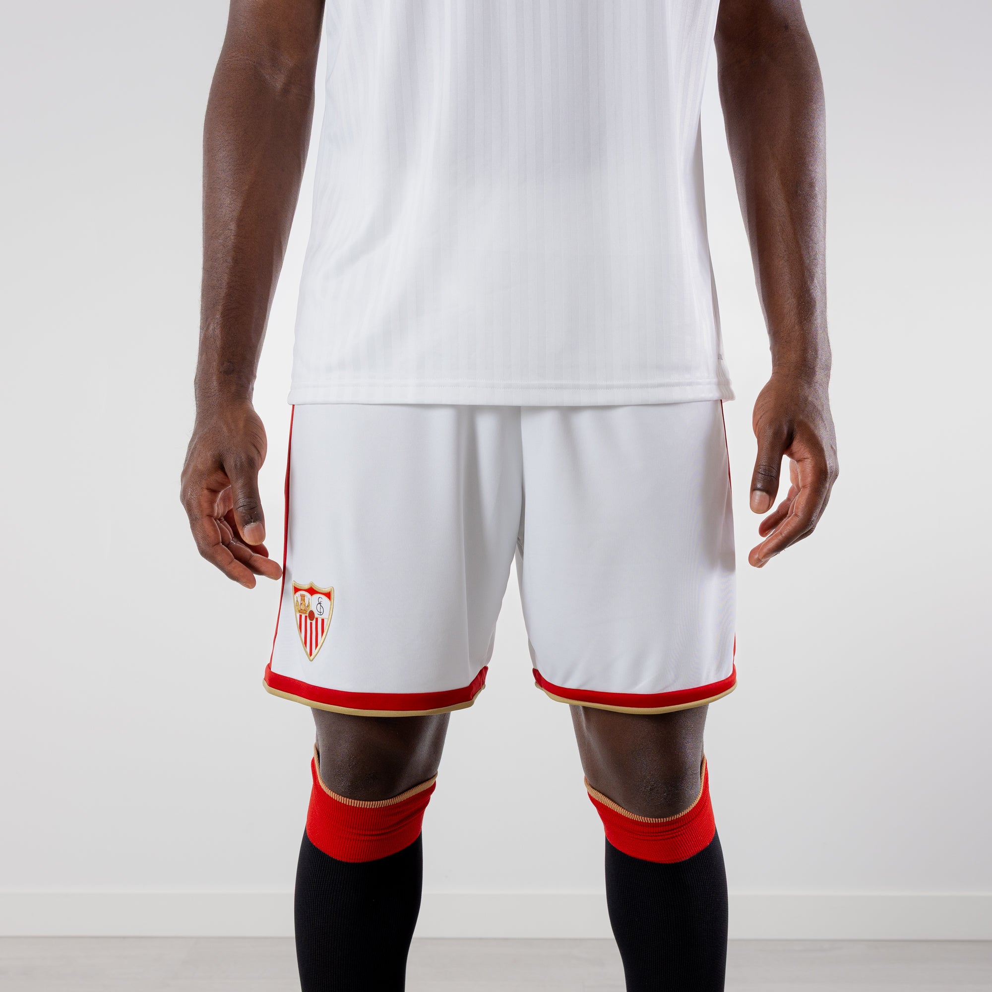 Mens Sevilla Home White Shorts 2026/27 Mens Sevilla Home White Shorts 2026/27