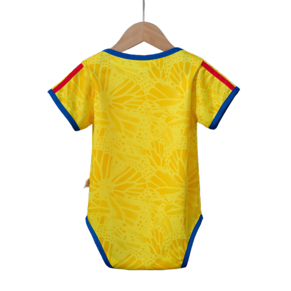 Baby Colombia World Cup Home Jersey 2026 Baby Colombia World Cup Home Jersey 2026 rear view showing authentic team styling