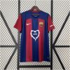 Mens Barcelona home jersey 2024/25 with blaugrana stripes and crest, front view