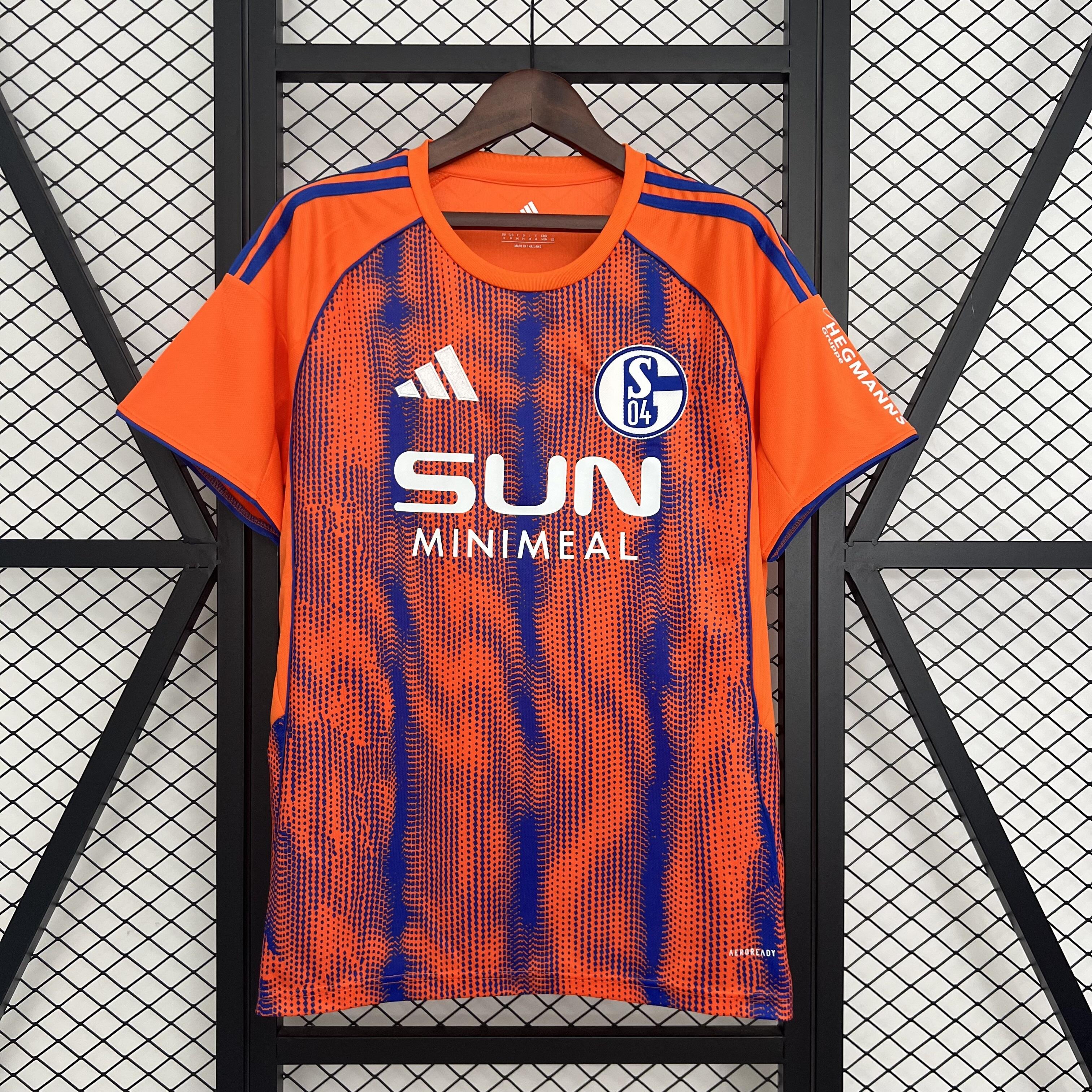Mens Schalke 04 Third Jersey 2025/26 Mens Schalke 04 Third Jersey 2025/26 front view on display