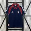 Mens Athletic Bilbao Retro Away Jersey 1999/00 front view on display