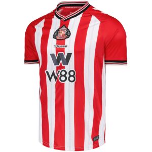 Mens Sunderland AFC Home Jersey 2025/26 Mens Sunderland AFC home jersey with red and white stripes front view