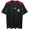 Mens Mexico World Cup Retro Away Jersey 2010 black shirt front view