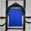Mens Flamengo Blue Uniform Retro Goalkeeper Jersey 1999/00 Mens Flamengo Blue Uniform Retro Goalkeeper Jersey 1999/00 front view on display