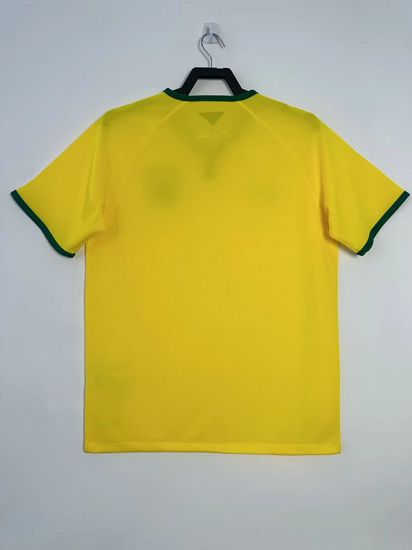 Mens World Cup Brazil Retro Home Jersey 2014 Mens World Cup Brazil Retro Home Jersey 2014 back view detail