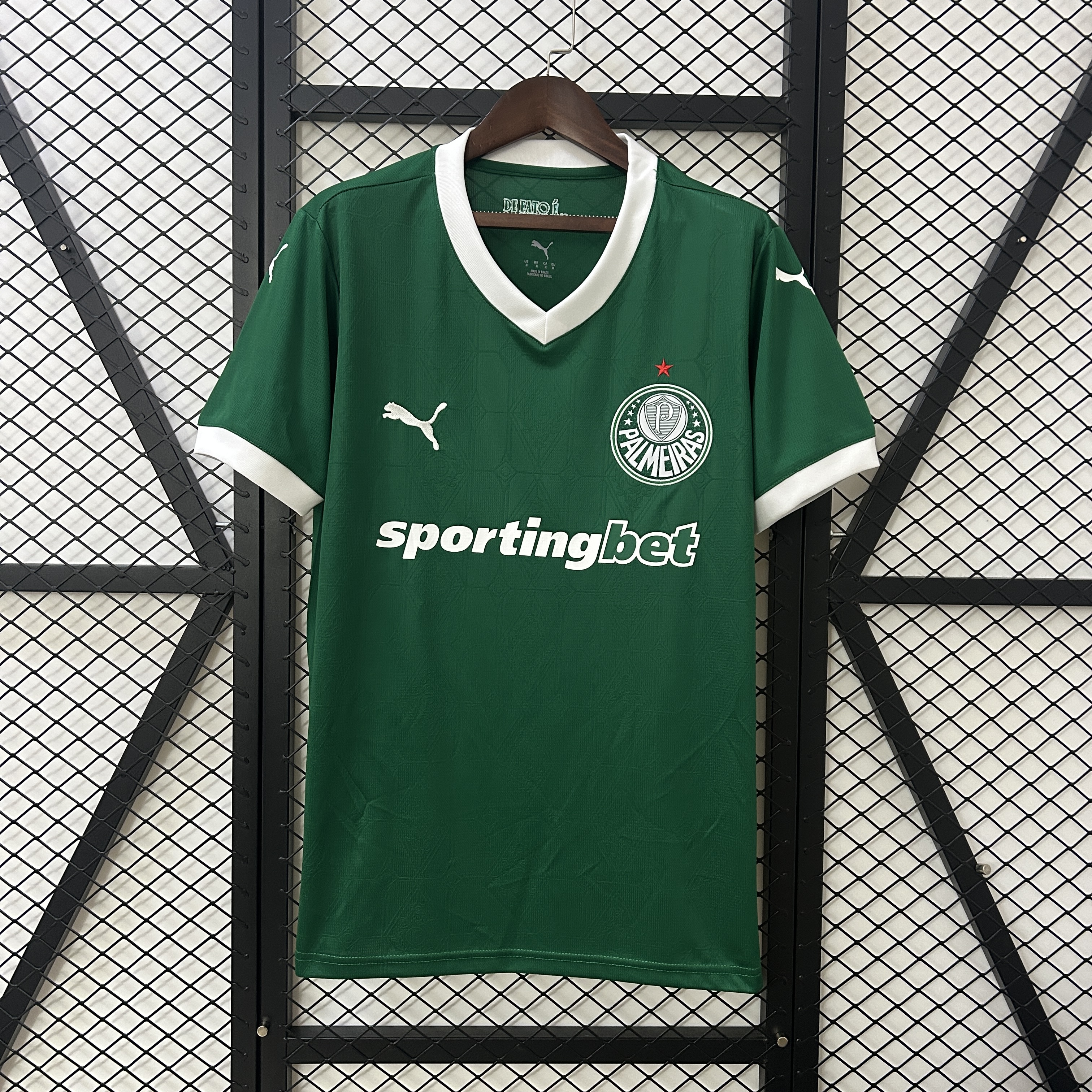 Mens Palmeiras Home Jersey 2025/26 Mens Palmeiras Home Jersey 2025/26 front view on display