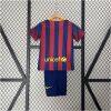 Kids Barcelona Retro Home Kit 2013/14 Kids Barcelona Retro Home Kit 2013/14 rear view of shirt and shorts