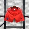 Mens Universidad de Chile Away Shorts 2025/26 front view in scarlet red