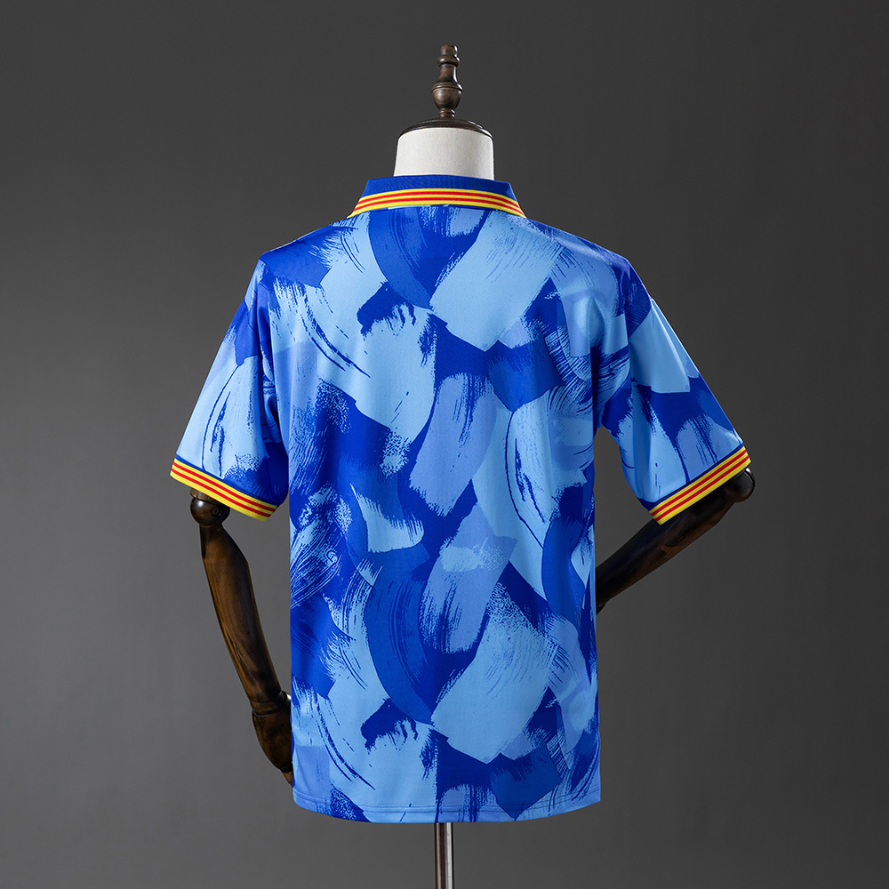 Mens Valencia Retro Away Jersey 1990/91 Mens Valencia Retro Away Jersey 1990/91 back view detail