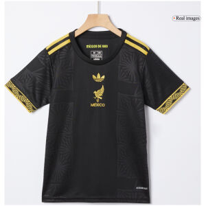Kids Mexico Gold Cup Third Kit 2025 rear view of shirt and shorts