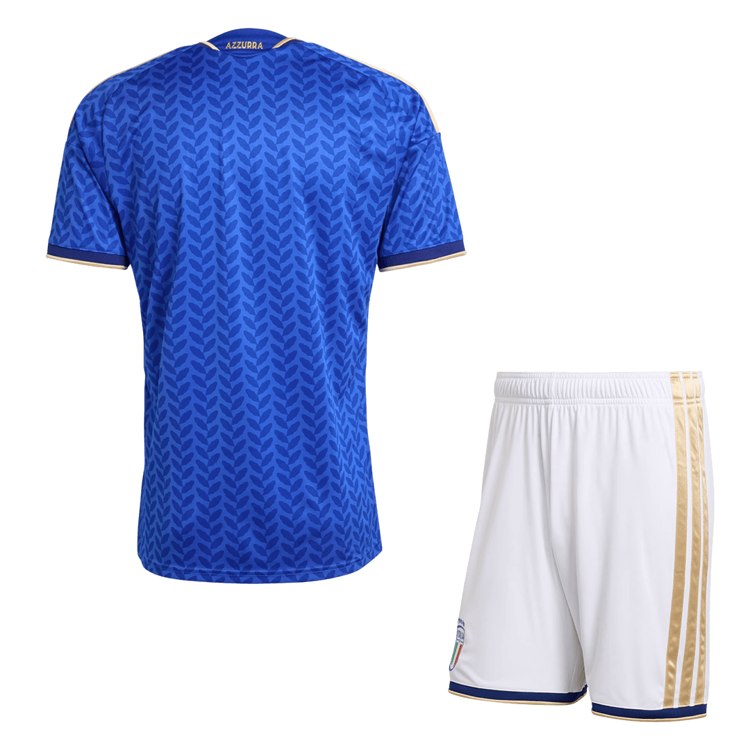 Mens Italy World Cup Home Kit 2026 Mens Italy World Cup Home Kit 2026 rear view of shirt and shorts