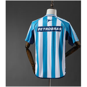 Mens Racing Club de Avellaneda Retro Home Jersey 2002/03 rear view showing matching team styling