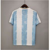 Mens Argentina Commemorative Edition White Blue Retro Jersey 2021 Mens Argentina Commemorative Edition White Blue Retro Jersey 2021 back view detail
