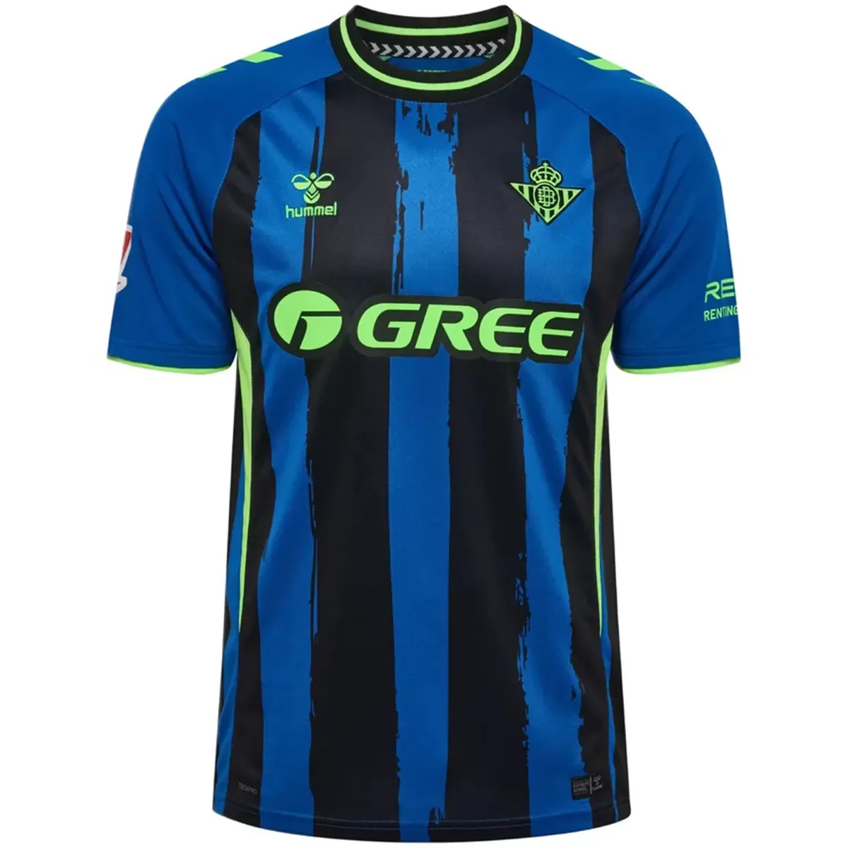 Mens Real Betis Third Jersey 2026/27 Mens Real Betis Third Jersey 2026/27 blue and black brushstroke shirt front view