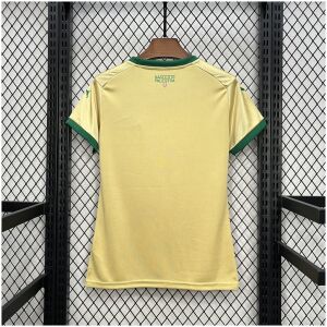 Womens Palmeiras Thirds Womens yellow Jersey 2024/25 front view on display