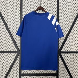 Mens Real Zaragoza blue Retro Home Jersey 1992/93 back view detail