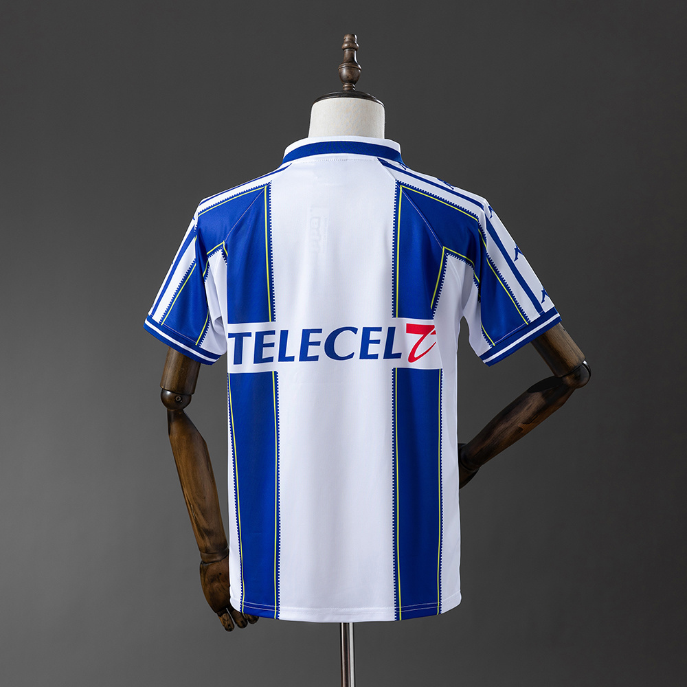 Mens Porto Retro Home Jersey 1997/99 Mens Porto Retro Home Jersey 1997/99 rear view showing matching team styling