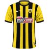 Mens AEK Athens Home Jersey 2025/26 front view in yellow and black stripes