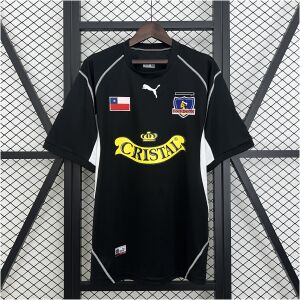 Mens Colo Colo Retro Away Jersey 2003/04 front view showing black torso