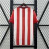 Mens Atletico Madrid Retro Home Jersey 1998/99 Mens Atletico Madrid Retro Home Jersey 1998/99 front view on display