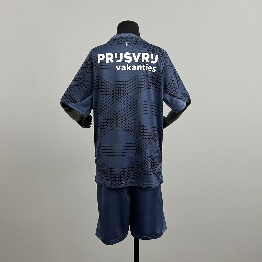 Kids Feyenoord Away Kit 2025/26 Kids Feyenoord Away Kit 2025/26 front view on display