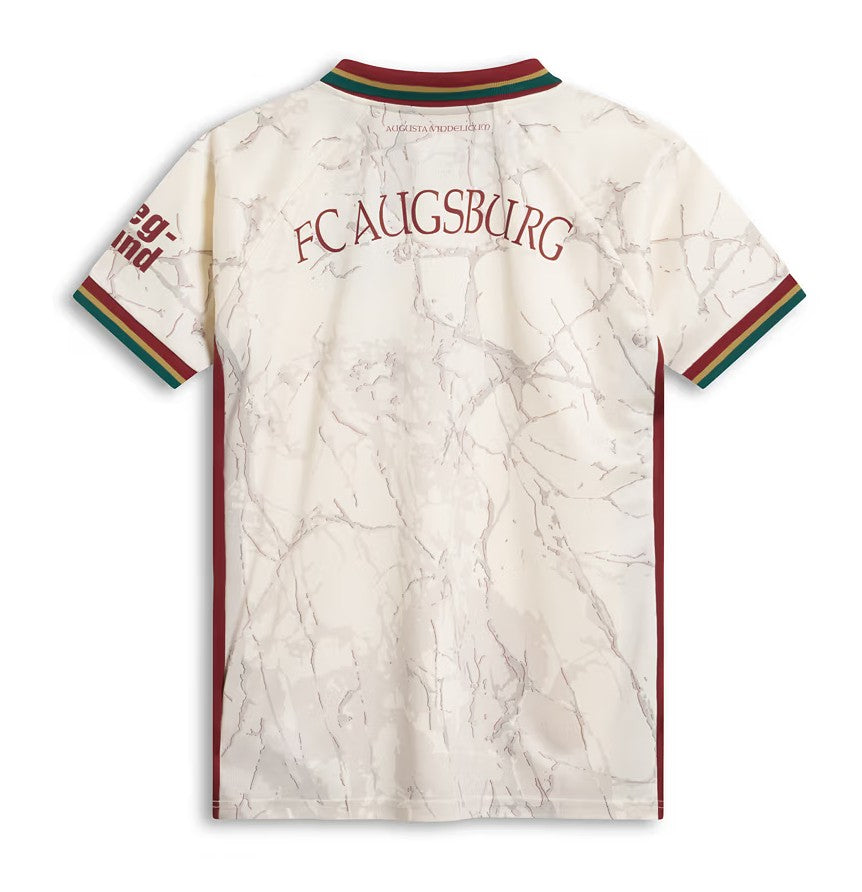 Mens FC Augsburg Home Jersey 2026/27 Player Version Mens FC Augsburg Home Jersey 2026/27 Player Version rear view showing matching team styling
