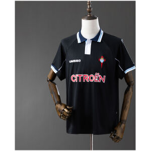 Mens Celta Vigo Retro Away Jersey 1997/98 Mens Celta Vigo Retro Away Jersey 1997/98 front view on display