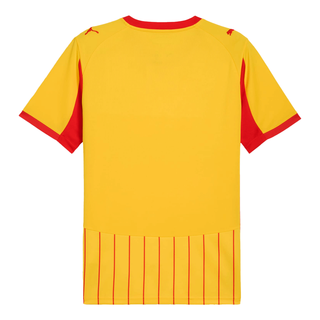 Mens RC Lens Home Jersey 2025/26 Mens RC Lens Home Jersey 2025/26 rear view showing matching team styling