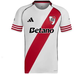 Mens River Plate Home Jersey 2025/26 front view with red diagonal sash