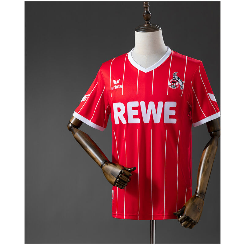 Mens FC Koln Retro Home Jersey 2017/18 Mens FC Koln Retro Home Jersey 2017/18 front view on display