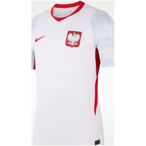 White Poland 2026 home jersey with red trim front view