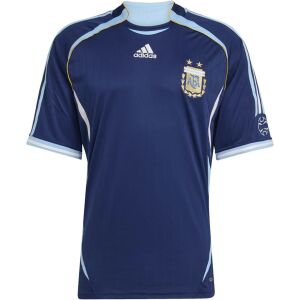 Mens World Cup Argentina Retro Away Jersey 2006 showing navy body and Teamgeist gold piping