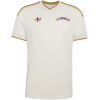 Front view of the Mens Venezuela Away Jersey 2026 in ivory white with tricolor shoulder stripes and arched crest