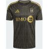 Mens LAFC Art Deco Edition black home kit front view with gold graphics