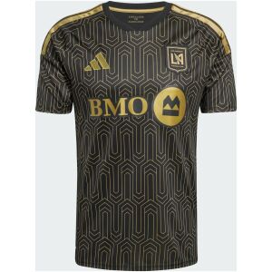 Mens LAFC Art Deco Edition | Los Angeles FC Black & Gold Home Kit 2026/27 Mens LAFC Art Deco Edition black home kit front view with gold graphics