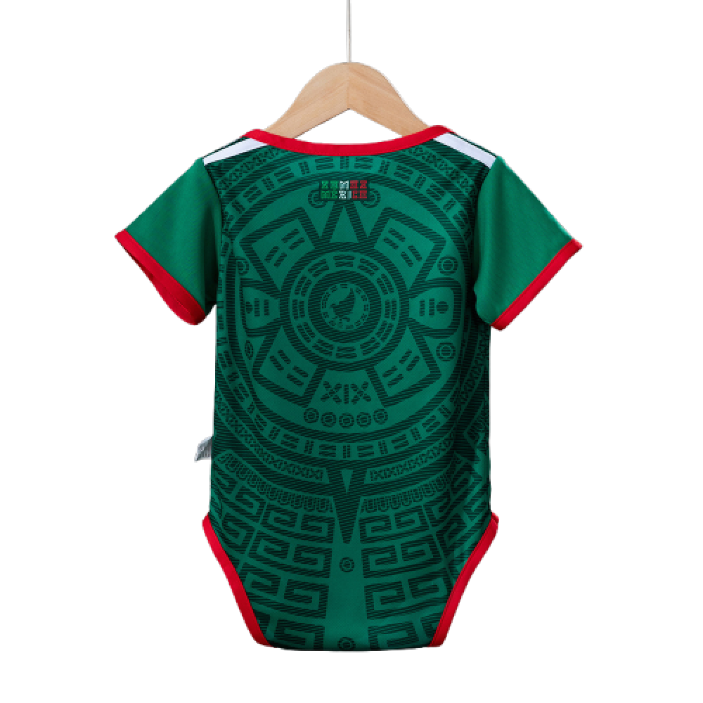 Baby Mexico World Cup Home Jersey 2026 Baby Mexico World Cup Home Jersey 2026 rear view showing authentic team styling