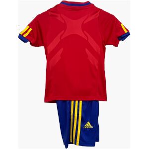 Kids Spain Retro Home Kit 2010 rear view of shirt and shorts